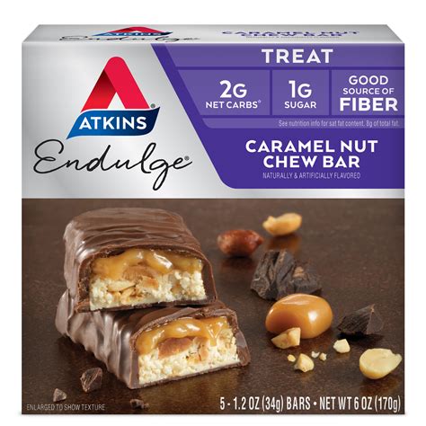 Caramel Nut Chew Bar | Atkins