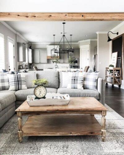 Painted Furniture Ideas | 18 Gray Farmhouse Living Room Ideas - Painted ...