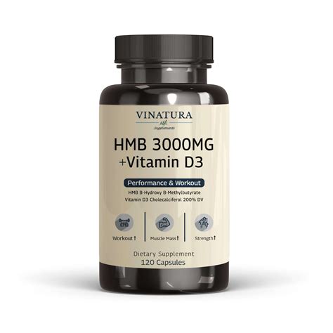 HMB 3000mg and Vitamin D3 – Vinatura Supplements