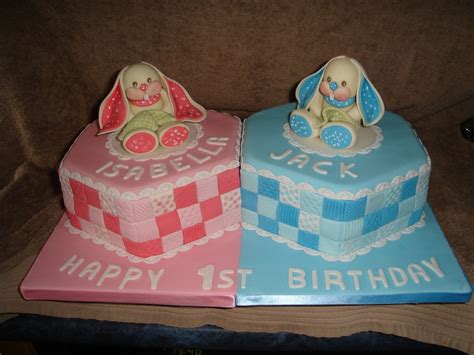 Twins Birthday Cake - CakeCentral.com