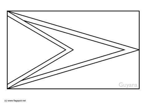 Guyana Flag Coloring Pages - Learny Kids