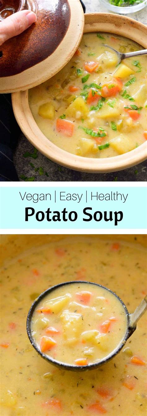 Vegan Potato Soup - The Stingy Vegan