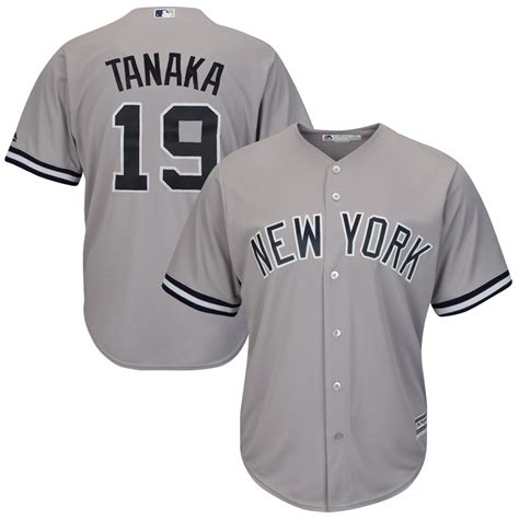 Majestic New York Yankees Gray Official Cool Base Player Jersey