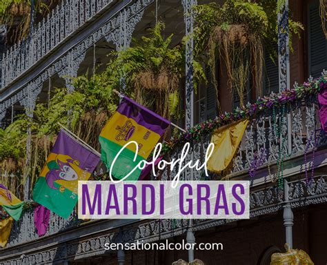 Mardi Gras Colors Meaning - Sensational Color