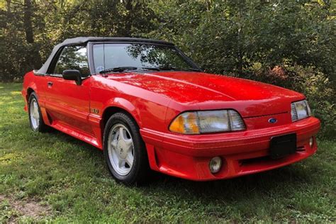 26k-Mile 1993 Ford Mustang GT 5.0 Convertible for sale on BaT Auctions ...