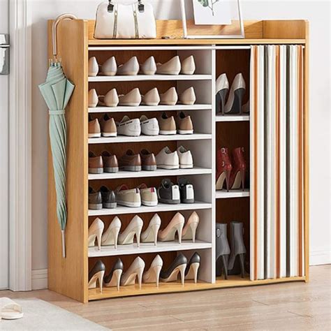 unique shoe rack cabinet with curtains organization ideas for boots ...