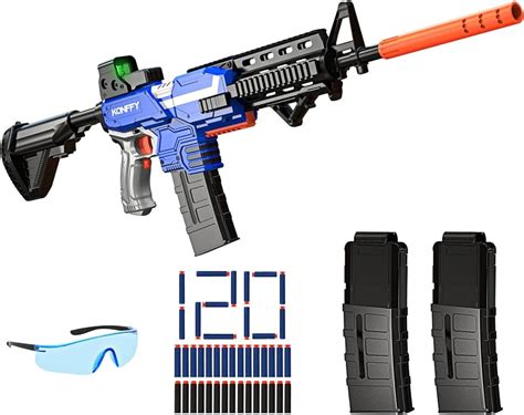 103cm Electric Ak47 Toy Gun Continuous Firing Submachine Gun Soft Dart ...