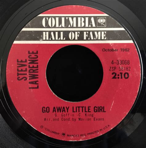 Steve Lawrence – Go Away Little Girl / More (Vinyl) - Discogs