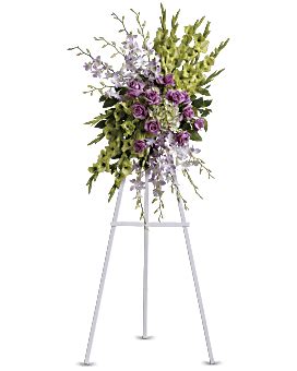 Heavenly Grace Spray Sympathy Arrangement - Teleflora