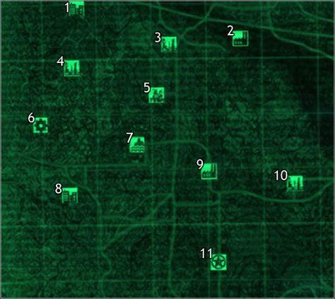 sector 3, sector 4 | Maps of the world - Fallout 3 Game Guide ...