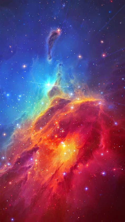 Stunning Colorful Space Nebula iPhone 6 Wallpaper Download | iPhone Wallpapers, iPad wallpapers ...