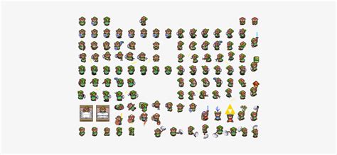 Zelda Sprites 8 Bit