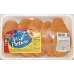 frozen breaded veal patties