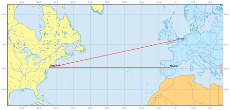 Why Are Rhumb Lines (Loxodromes) a Constant Track Direction? (and not the Shortest Path) - GIS ...