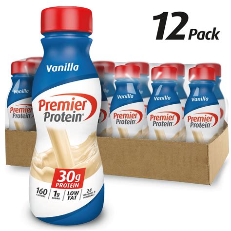 Premier Protein Shake, Vanilla, 30g Protein, 11.5 Fl Oz, 12 Ct - Walmart.com - Walmart.com