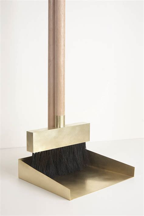 Brass Dustpan and Broom | Leibal