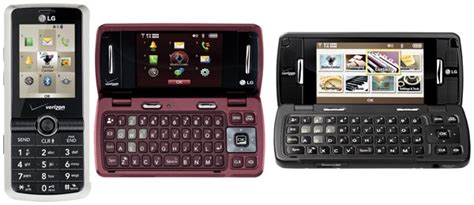 LG Glance, LG enV3 and LG enV Touch get official for Verizon Wireless