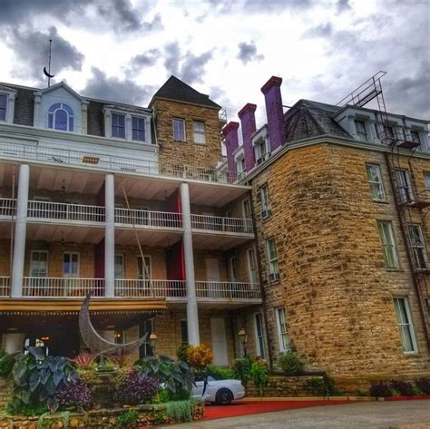 The beautifully haunted Crescent Hotel. #eurekasprings #arkansas #hotel #haunted #hauntedhouse # ...