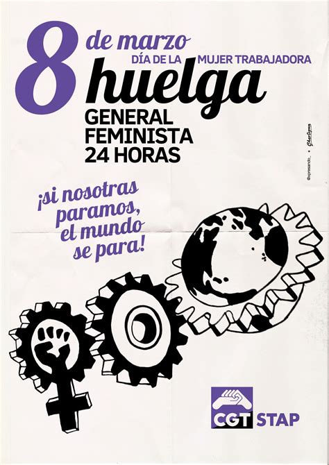 8 de marzo. Huelga General Feminista – SAP Madrid CGT