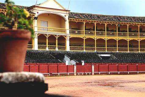 Spanish Architecture, Bullfighting Stadium, Beautiful Bull Arena Stock ...