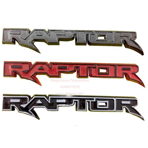 Ford Raptor Grille Top Logo Letter Grills RAPTOR 3D Emblem | Shopee ...