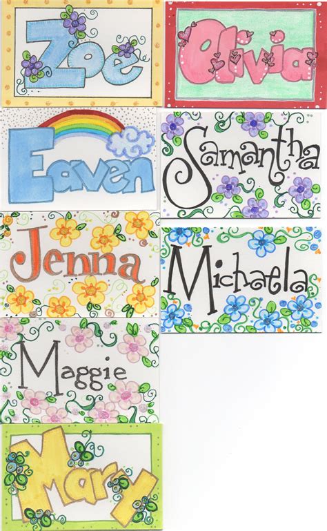 Creative Name Tags for Kids