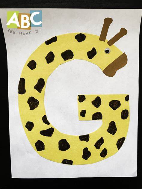 Letter G Crafts and Activities — ABC See, Hear, Do