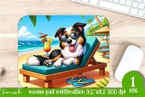 Cute & Funny Dog Holiday Mouse Pad PNG Graphic by TanuschArts ...