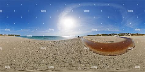 360° view of Son Bou beach, Menorca - Alamy