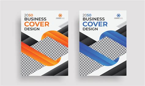 Creative shape corporate business brochure cover design template or ...