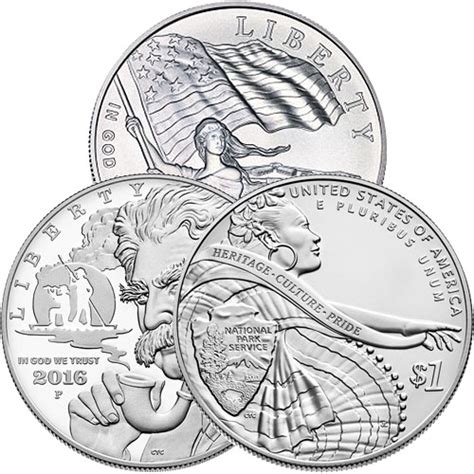 $1 Silver US Mint Commemorative Coins (BU or Proof) - Silver.com™