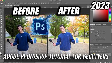 How to Edit Photos in Adobe Photoshop 2023 as a COMPLETE BEGINNER (IN 3 MINUTES!) - YouTube