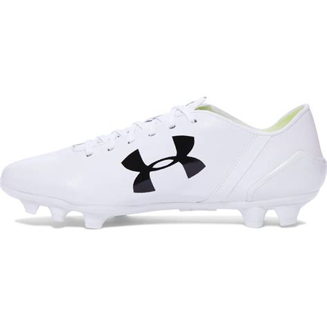 Under Armour Leather Men's Ua Speedform® Crm Lthr Soccer Cleats in White/White (White) for Men ...