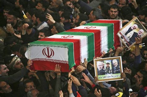 Body of Killed General Qasem Soleimani Arrives for Burial in Southeast Iran