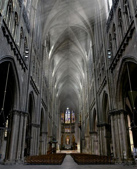 Cathedral of Metz - interior by Marcusion on DeviantArt