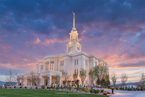 Payson Utah Temple Dedication. Robert A. Boyd Fine Art and LDS Temples