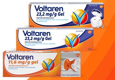 Voltaren 23,2 mg/g - Användning & info | Voltaren SE