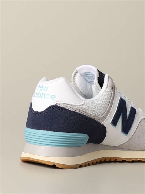 New Balance Outlet: Shoes men - White | Sneakers New Balance ML574SOU ...