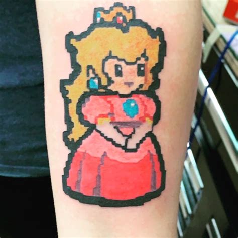 Princess Peach Tattoo