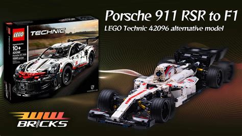 LEGO Technic 42096 Porsche 911 RSR F1 Alternate instructions