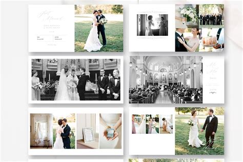 Wedding Album Template PSD | Creative Magazine Templates ~ Creative Market