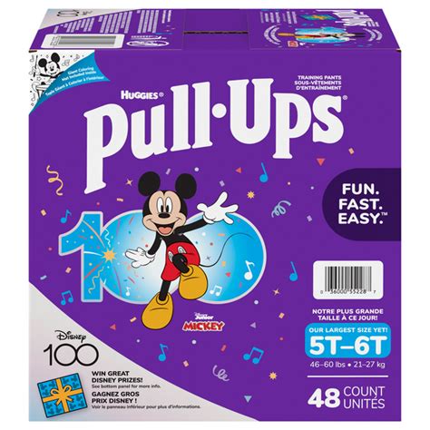 Save on Huggies Pull-Ups 5T-6T Training Pants Boys' Mickey Mouse 46+ lbs Order Online Delivery ...