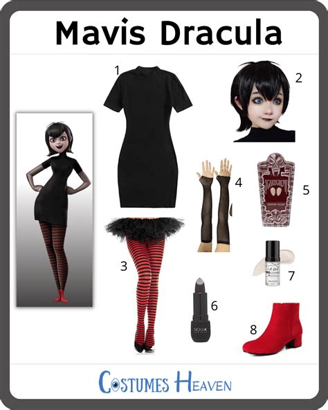 Mavis Dracula Costume For Cosplay & Halloween 2024