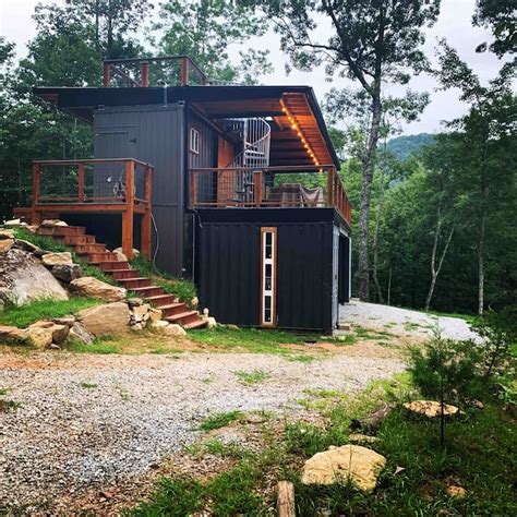 Appalachian Container Cabin - Cabins for Rent in Otto, North Carolina, United States - Airbnb