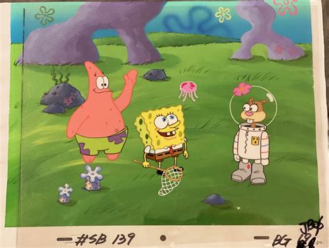 SpongeBob SquarePants Production Cel, Texas , in Michael “Chad” Cloe's ...