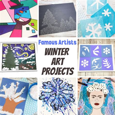 35 Winter Art Projects and Fun Winter Crafts - Little Bins for Little Hands