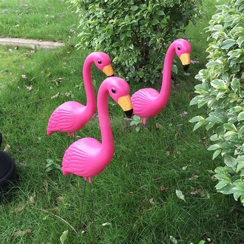 Realistic Large Pink Flamingo Garden Decoration Lawn Art Ornament Craft #3 | eBay | Lawn art ...