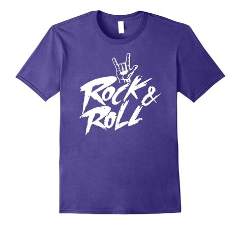 Rock n Roll T Shirts Rockstar Rock Band TShirt Rock On Sign-T-Shirt ...