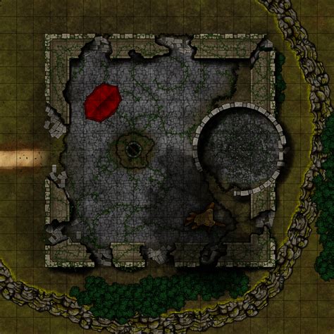 Old Owl Well [20x20] : r/dndmaps