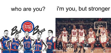 The Bad Boys Pistons vs the 90's Bulls : r/UrinatingTree